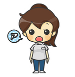 口の体操　ｱ　Physical exercise "a" of mouth